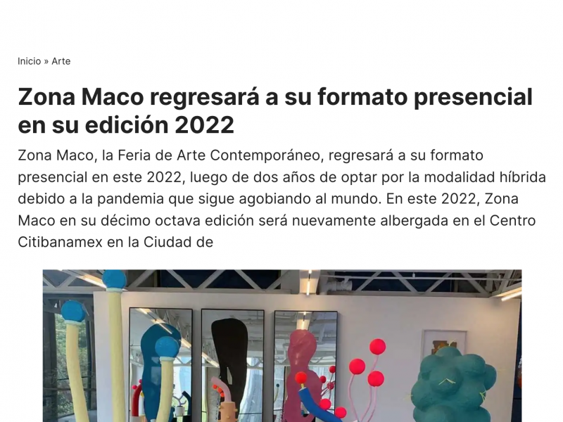 ZONAMACO - Fair Art